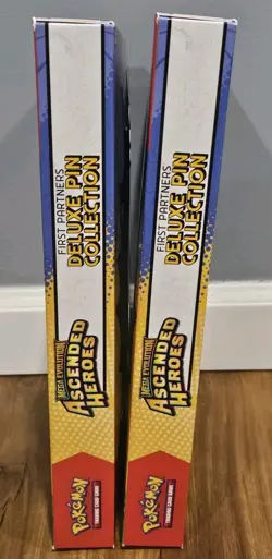 Pokemon TCG Ascended Heros Deluxe Pin Collection New Sealed Boxes Lot Of 2 NEW - Image 5