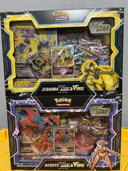 Pokemon Deoxys Zeraora VMAX VSTAR Battle Box Set of 2 Sealed - Image 1