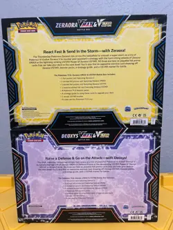 Pokemon Deoxys Zeraora VMAX VSTAR Battle Box Set of 2 Sealed - Image 2