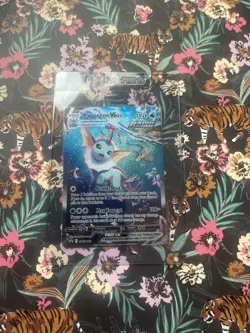 Pokemon TCG Vaporeon VMAX SWSH182 Promo Rapid Strike Holo English - Image 1