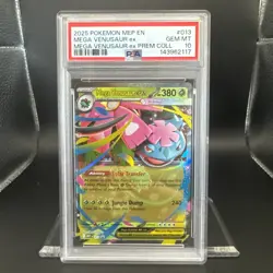 2025 Pokemon Mega Evolutions Mega Venusaur EX #013 Graded PSA 10 - Image 1