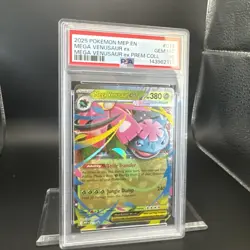 2025 Pokemon Mega Evolutions Mega Venusaur EX #013 Graded PSA 10 - Image 5