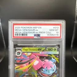 2025 Pokemon Mega Evolutions Mega Venusaur EX #013 Graded PSA 10 - Image 2