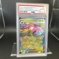 2025 Pokemon Mega Evolutions Mega Venusaur EX #013 Graded PSA 10 - Image 4
