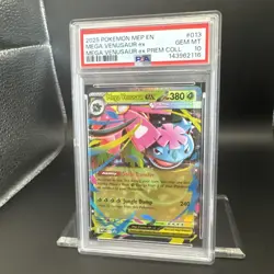 2025 Pokemon Mega Evolutions Mega Venusaur EX #013 Graded PSA 10 - Image 5