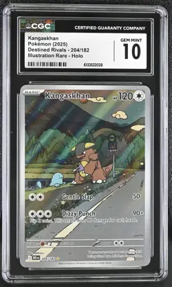 Pokemon Kangaskhan 204/182 Illustration Rare Destined Rivals - CGC 10 - Image 1