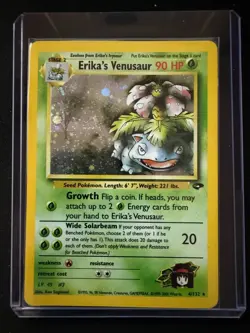 Erika's Venusaur Holo - 2000 Pokemon Gym Challenge #4/132 LP Vintage - Image 3
