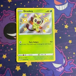Grookey SV004/SV122 Shining Fates Baby Shiny Rare Pokemon TCG NM/MINT - Image 1