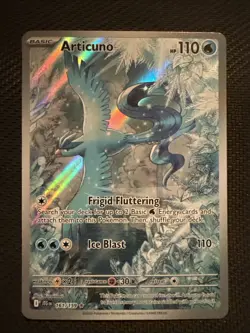 Pokemon Journey Together Articuno 161/159 Illustration Rare - Image 1