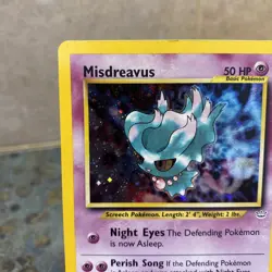 Pokemon Misdreavus Double Holo Neo Revelation 11/64 - Image 2