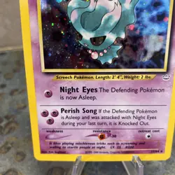 Pokemon Misdreavus Double Holo Neo Revelation 11/64 - Image 4
