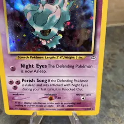 Pokemon Misdreavus Double Holo Neo Revelation 11/64 - Image 5