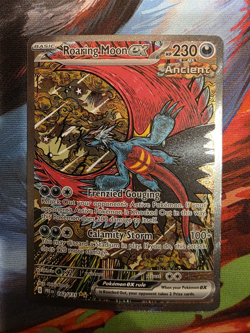 Pokemon Roaring Moon ex 162/131 Prismatic Evolutions Holo Special Rare EX - Image 1