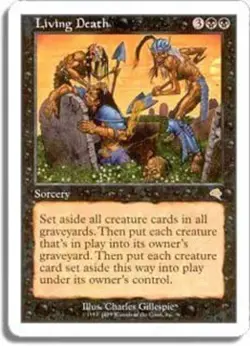 1x Living Death Heavy Play MTG Magic - Kid Icarus - - Image 1