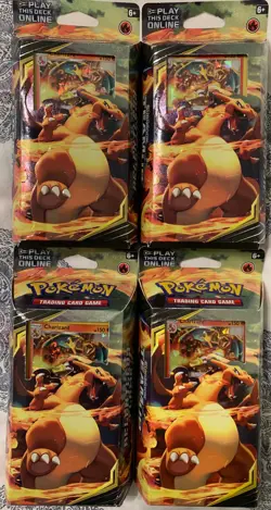 Sealed 1x Pokemon Sun & Moon Relentless Flame Charizard Theme Deck - Image 1