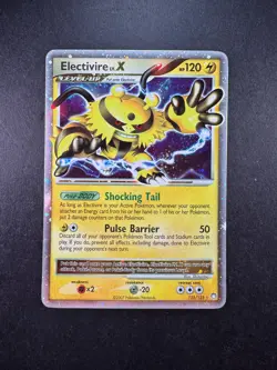 2007 Pokemon Electivire LV.X Mysterious Treasures 121/123 Holo - Image 1