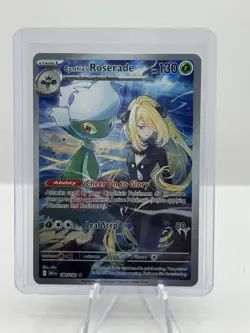 2025 Pokemon DRI EN Destined Rivals #184 Cynthia's Roserade Illustration Rare - Image 1