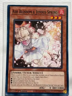 Yugioh Ash Blossom & Joyous Spring SDCB-EN014 Common 1st Edition NM - Image 1