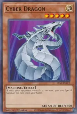 Cyber Dragon - STAX-EN015 - Common - 1st Edition - Near Mint - Yu-Gi-Oh! 2-Playe - Image 1