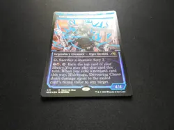 Hidetsugu, Devouring Chaos Neon Blue FOIL NM [Neon Dynasty] Mtg Free Tracking! - Image 2