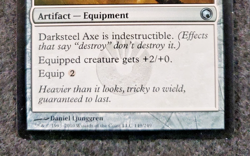 Darksteel Axe Magic: Scars of Mirrodin #149 (Never played) MTG ........(DS3D1K6) - Image 5