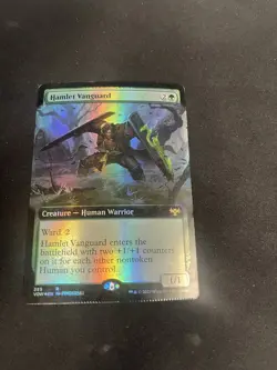 MtG: Hamlet Vanguard (Extended Art) - Innistrad Crimson Vow - Foil CRIMPED - Image 1