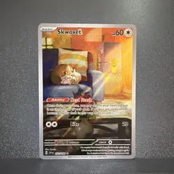 Pokemon Cards Skwovet 222/198 Scarlet & Violet Illustration Rare NM - Image 1