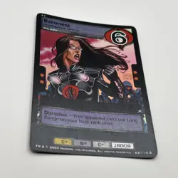 G.I. Joe TCG Baroness FOIL #62/114 Wizards Of The Coast Trading Card Game GI Joe - Image 2