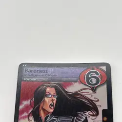 G.I. Joe TCG Baroness FOIL #62/114 Wizards Of The Coast Trading Card Game GI Joe - Image 3
