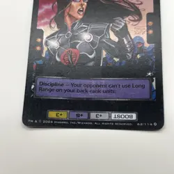 G.I. Joe TCG Baroness FOIL #62/114 Wizards Of The Coast Trading Card Game GI Joe - Image 4