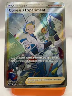 Colress's Experiment Full Art Trainer GG59/GG70 Crown Zenith Pokemon Card - Image 1