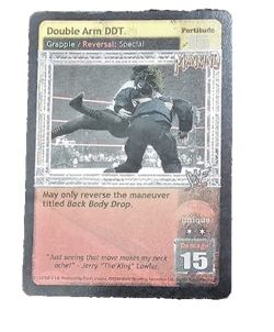 WWE WWF Raw Deal Mankind Starter Deck 4-Card Lot: Premier Set - Image 5