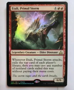 Etali, Primal Storm FOIL NM Promo Pack Elder Dinosaur MTG EDH Commander - Image 1