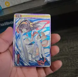 susumiya Haruhi Pop Out Sexy Card Holo Anime CUSTOM ART - Image 3