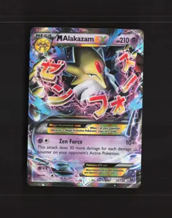 Mega M Alakazam EX 26/124 Fates Collide Ultra Rare Holo Pokemon Card LP - Image 1