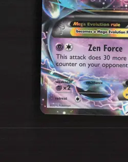 Mega M Alakazam EX 26/124 Fates Collide Ultra Rare Holo Pokemon Card LP - Image 5