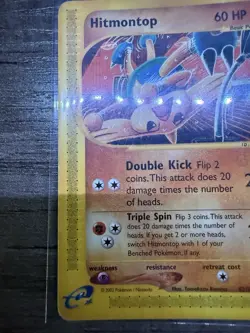Hitmontop E-Series 82/147 Rare Pokemon Card E-Reader MP Condition - Image 3