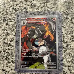 Team Rocket’s Houndoom IR 191/182 Destined Rivals Pokemon Card NM - Image 3