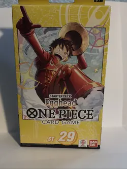ONE PIECE CARD GAME EGGHEAD STARTER DECK ST 29 ENGLISH NEW SEALED TCG - Image 1