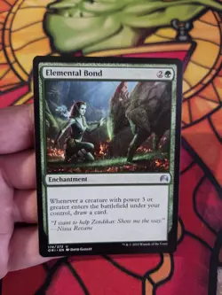 Misprint Elemental Bond Magic Origins MTG NM - Image 1