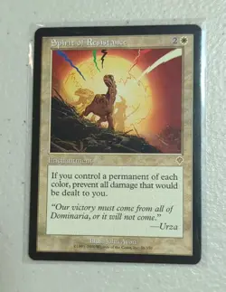 Karn, Silver Golem x1 MTG Urza's Saga English + Spirit of Resistance - Image 4