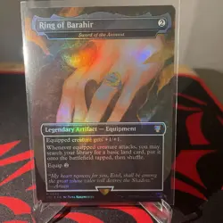MTG Ring Of Barahir Lord of The Rings 0355 Borderless Foil - Image 1