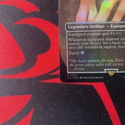 MTG Ring Of Barahir Lord of The Rings 0355 Borderless Foil - Image 5