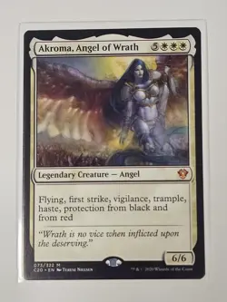 Mtg - Akroma, Angel of Wrath - Commander 2020 (C20) - Mythic - #73 - NM - Image 1