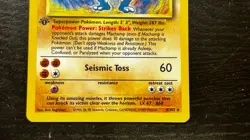 Pokemon TCG - ENGLISH BASE SET UNLIMITED RARE MACHAMP Holo Card 8/102 LP MP - Image 4
