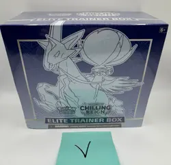 Pokemon Chilling Reign ETB Sealed (Shadow Rider Calyrex) - Corner Damaged - Image 1