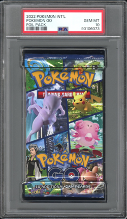 PSA 10 POKEMON Booster Pack POKEMON GO FOIL PACK Gem Mint - Image 1