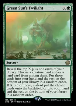 Green Sun's Twilight - Promo ONE NM MTG - Image 1