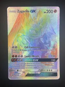 Zygarde GX 136/131 SM-Forbidden Light Secret Rare Holo Rainbow Pokemon TCG - Image 2