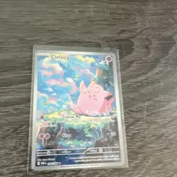 Pokemon Lillie's Clefairy ex 184/159 Sv09 Journey Together Full Art Holo EX Rare - Image 1